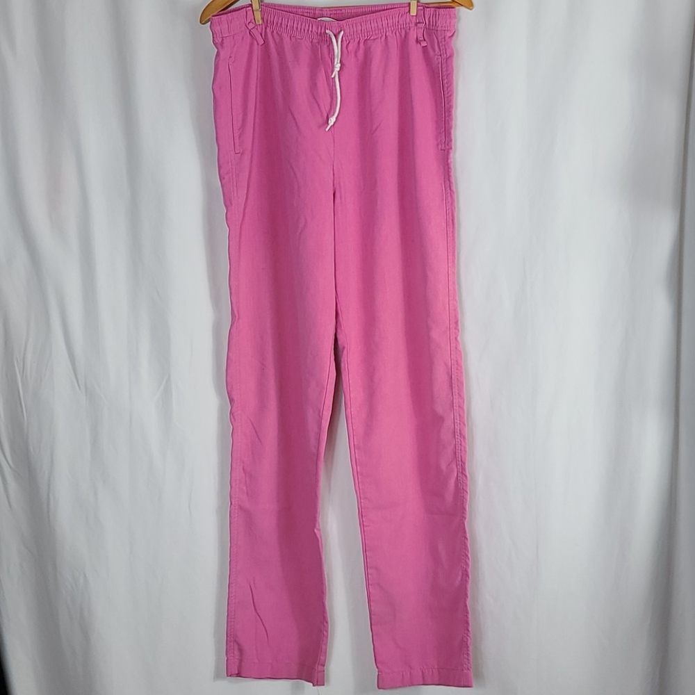 Medium TALL Pink Scrub pants